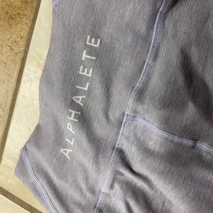 Lavender ALPHALETE shorts